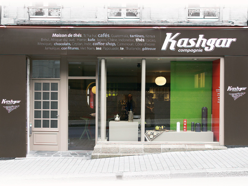 Vitrine du magasin Kashgar