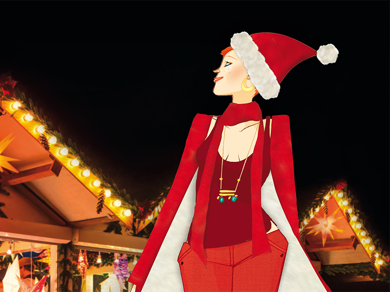 Vignette marché noel Morlaix