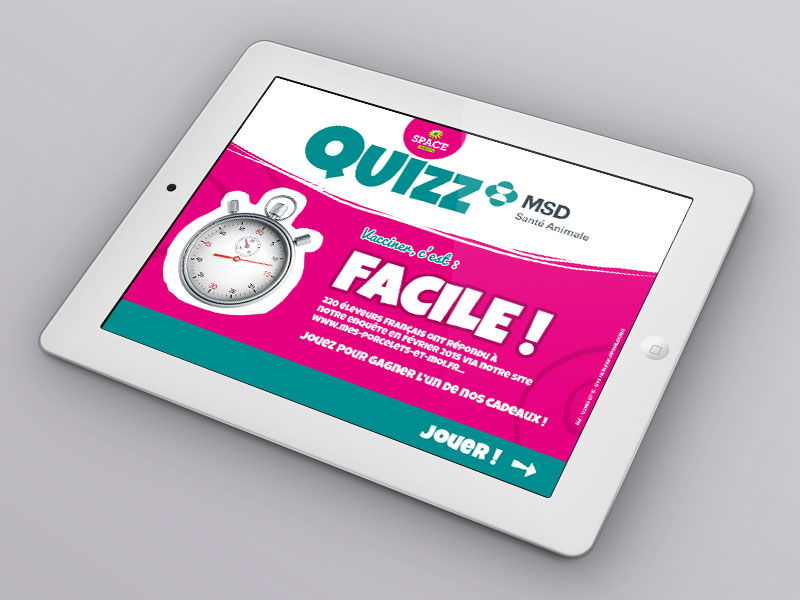 MSD Porcs, le jeu iPad