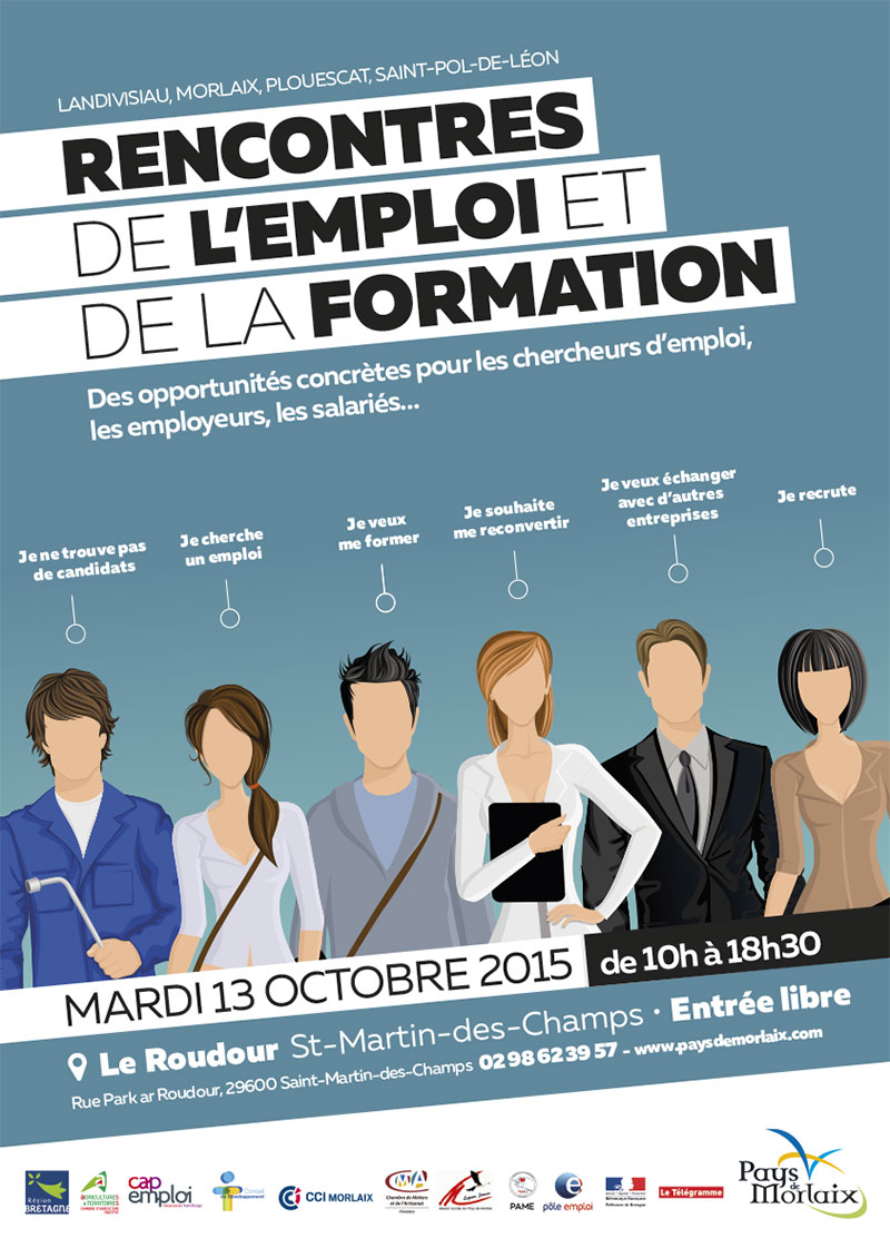 Affiche des Rencontres de l'Emploi