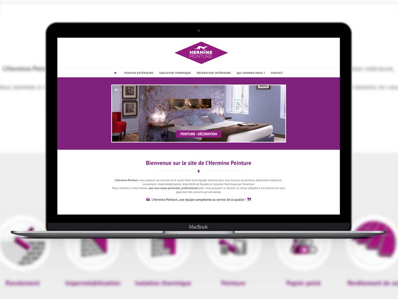 Site Hermine Peinture