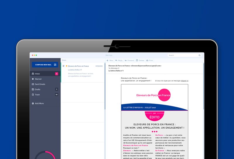 Newsletter pour EPF