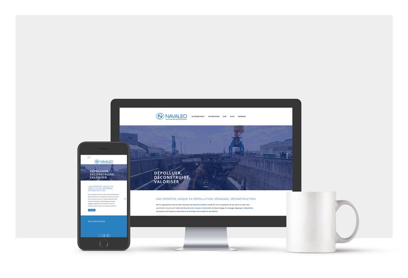Un site responsive web pour Navaleo