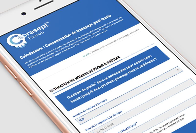 MSD Santé Animale & Appaloosa-développement de 2 calculateurs