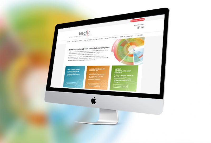 Réalisation du site web Fedr conseil RH