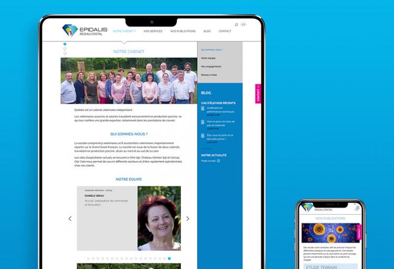 Un site web et une newsletter pour promouvoir l’expertise d’Epidalis