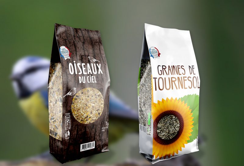 Des sacs de graines grand public