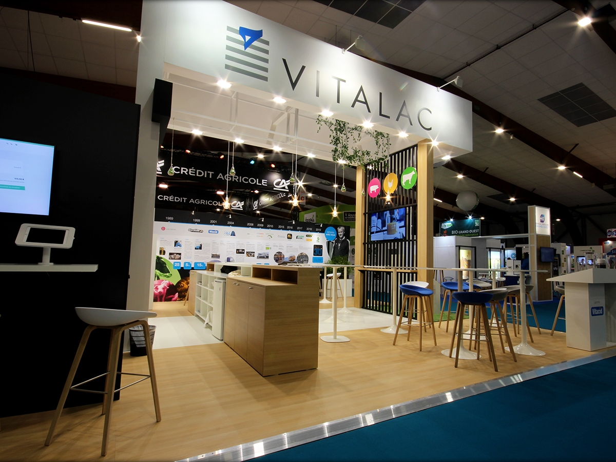 Vue globale du stand Vitalac