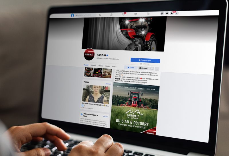 Case IH gestion reseaux sociaux