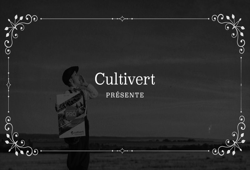 Cultivert motion design lancement catalogue 2022