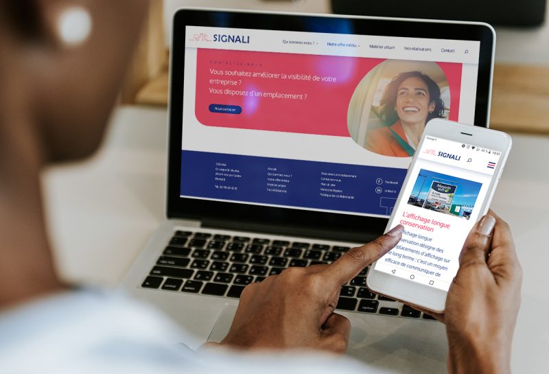 signali site web ordinateur telephone portable