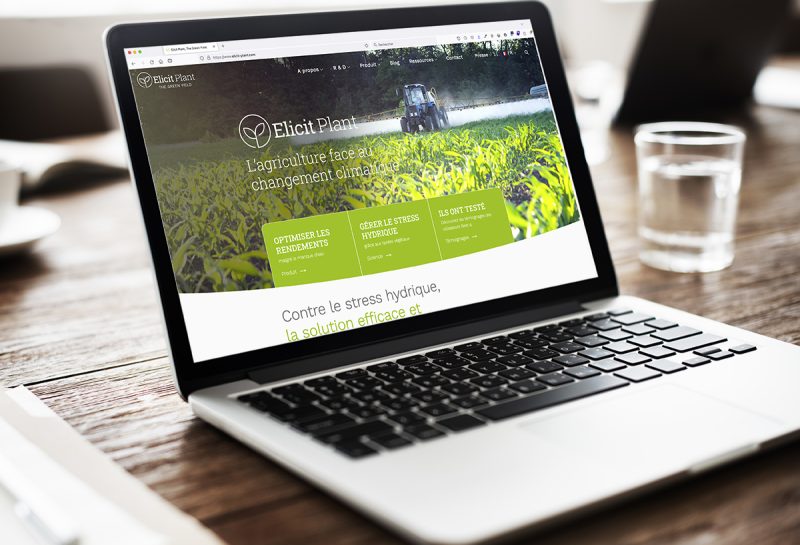 Site internet d'Elicit-Plant