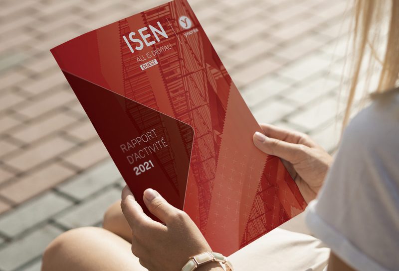 ISEN Couverture du rapport activite 2021