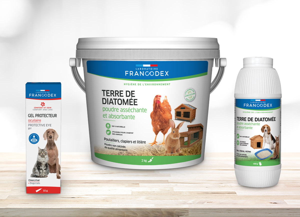 Francodex packaging produits vétérinaires