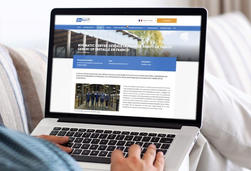 Boumatic, la notoriété par le SEO, rédaction destinée au web
