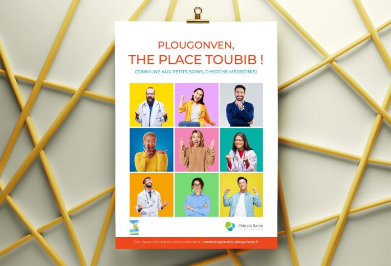 Plougonven cherche médecin - affiche